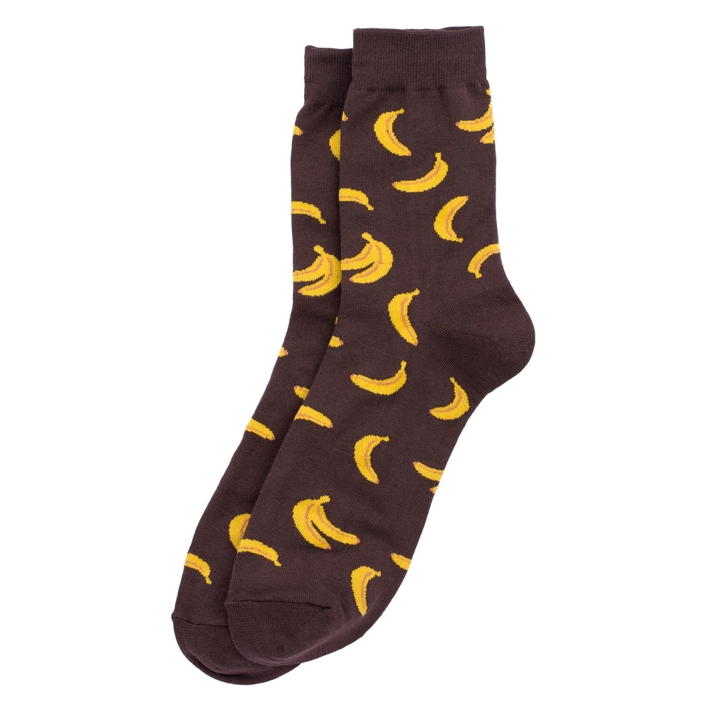 Gents Bananas Brown Socks