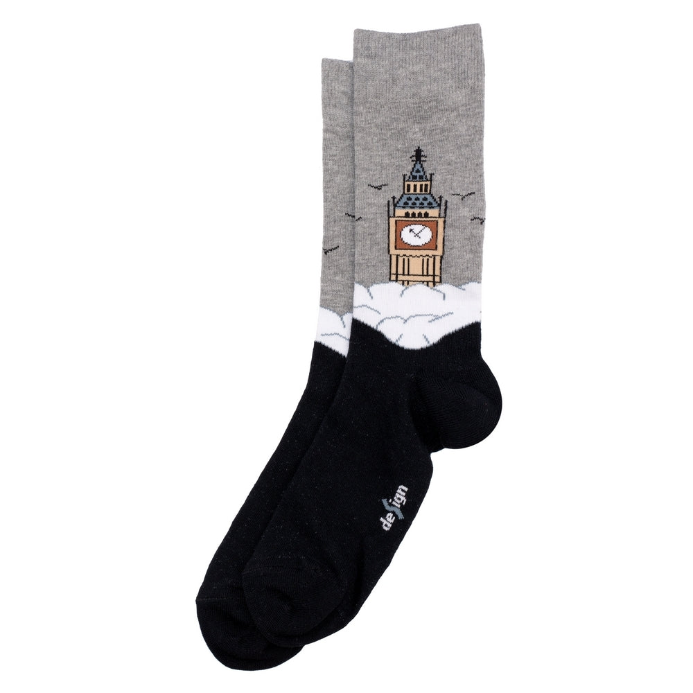 Gents Big Ben Grey Socks