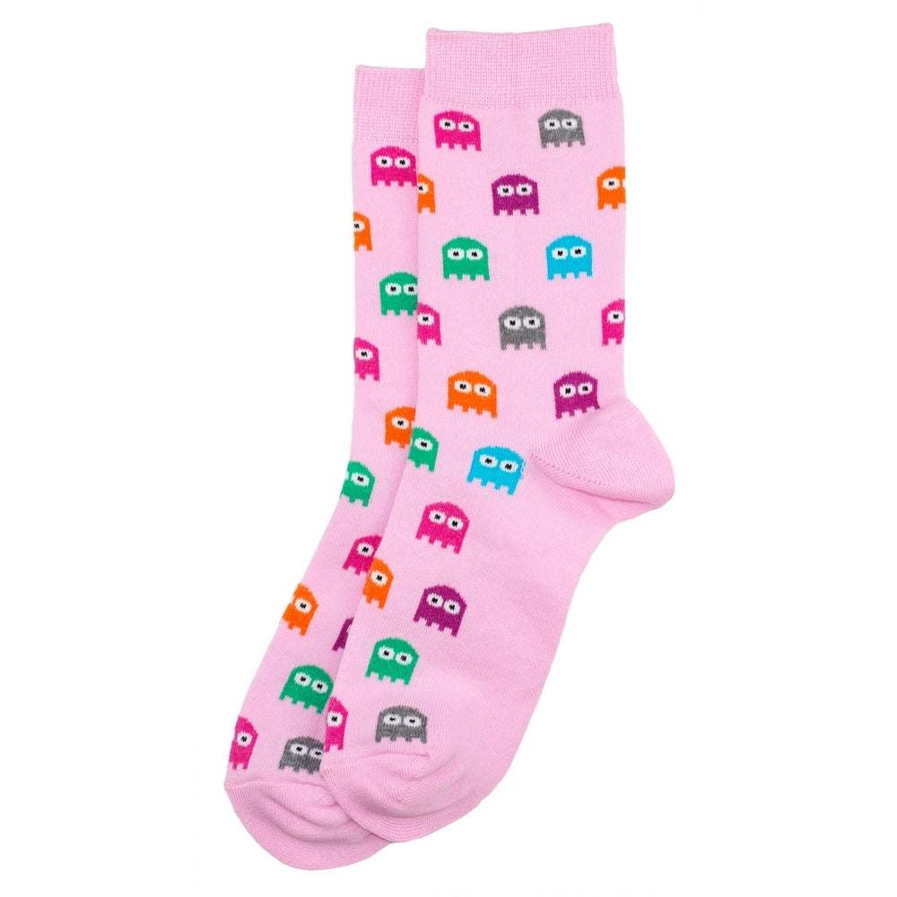 Ladies arcade ghost pink socks made of Cotton & Polyester