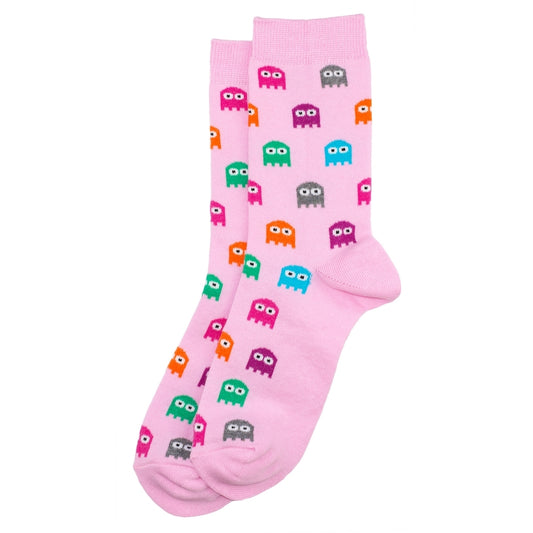 Ladies arcade ghost pink socks made of Cotton & Polyester