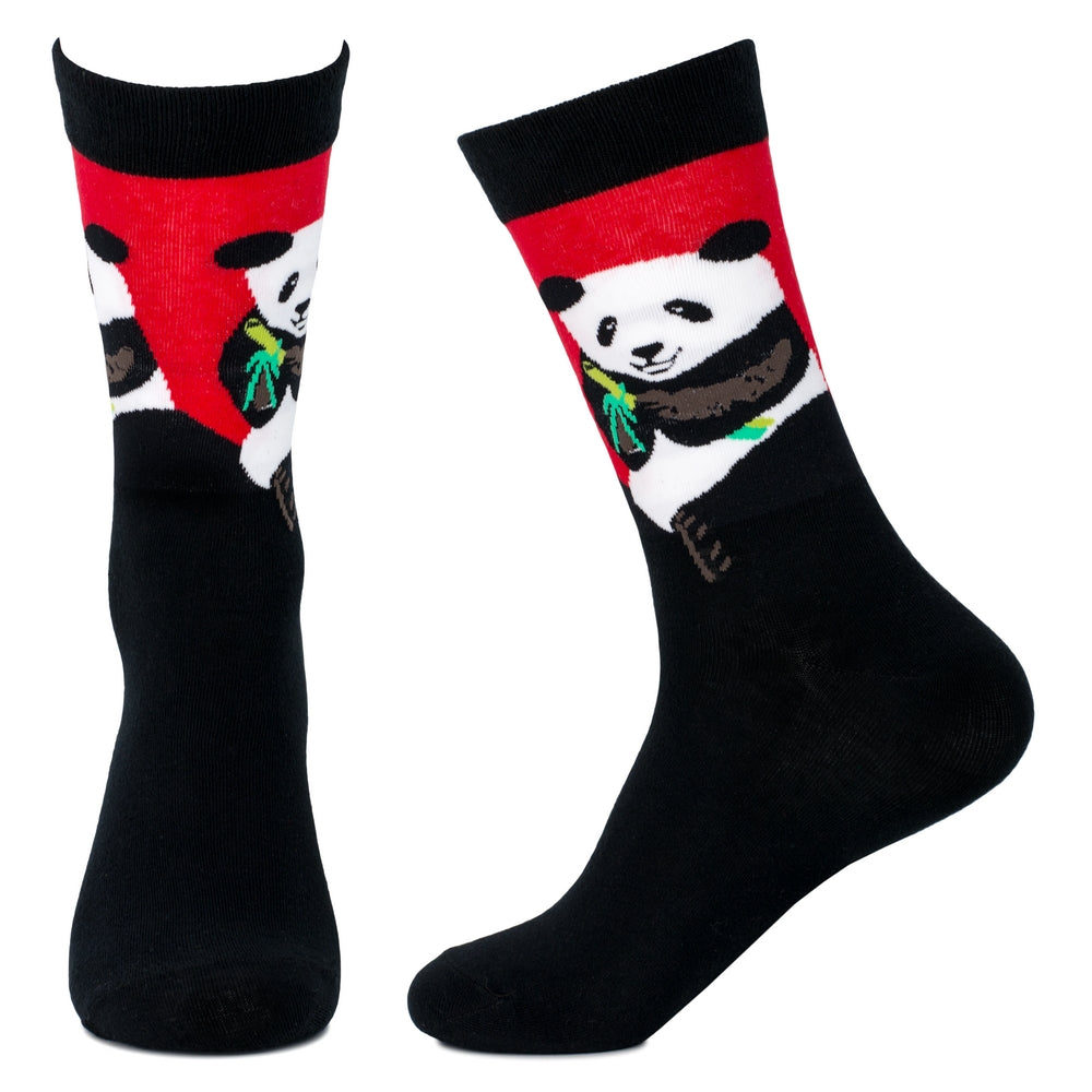 Men's Classic Panda Black Socks