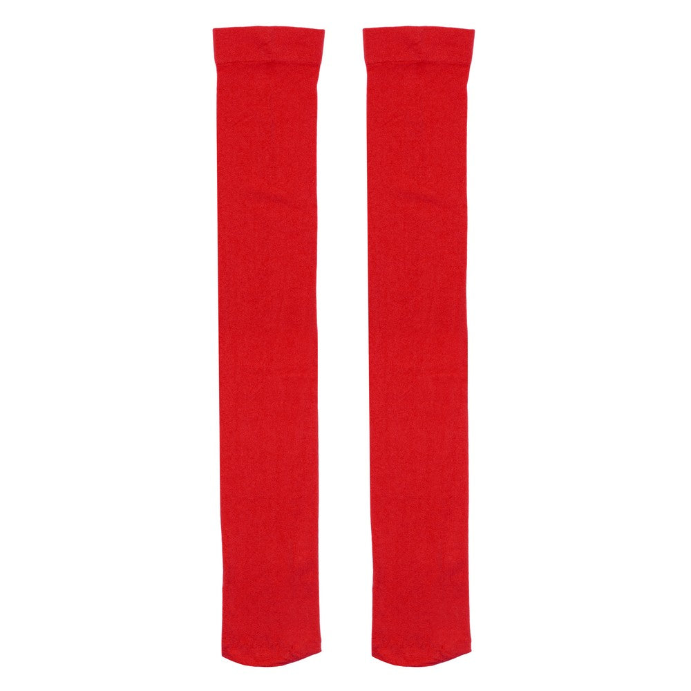 Ladies Mary Quant Inspired Over Knee Red Socks