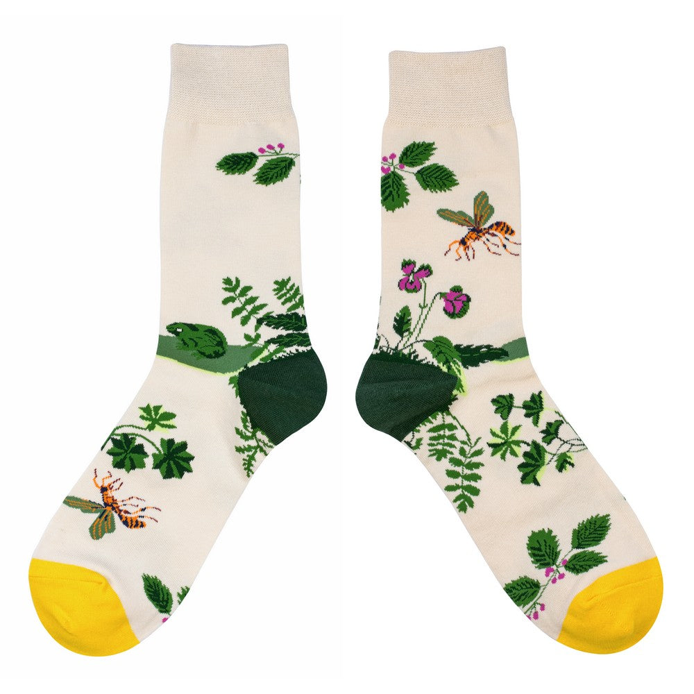 Gents Hedgerow Bee Cream Socks