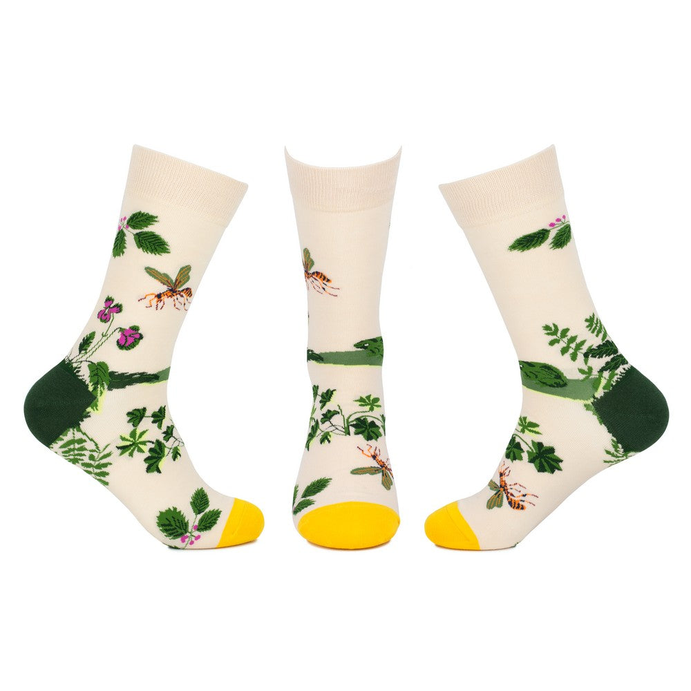 Men's Hedgerow Bee Cream Socks
