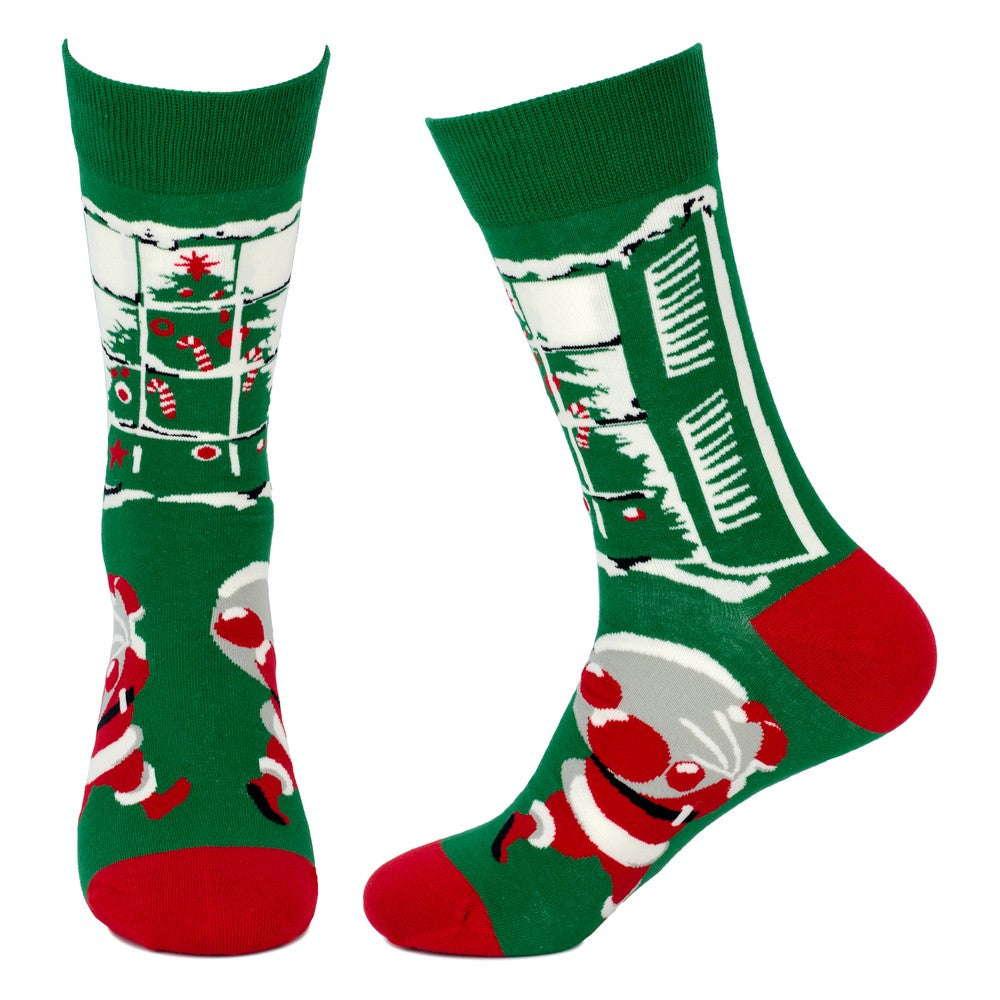 Men's Santa’s Sack Socks – Green