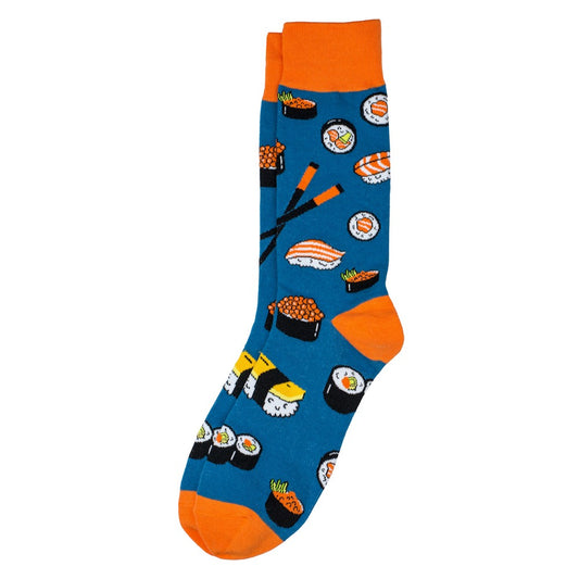 Gents Sushi Blue Socks