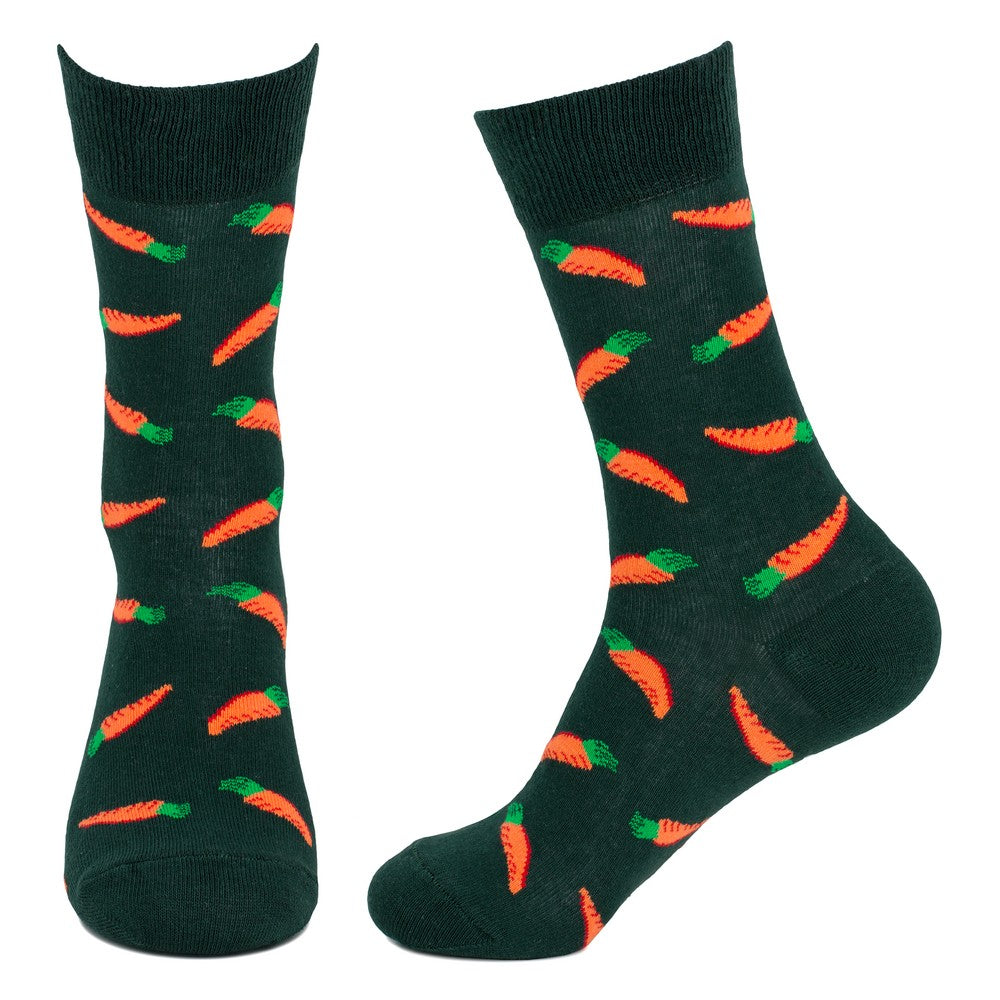 Men's Carrots Dark Green Socks