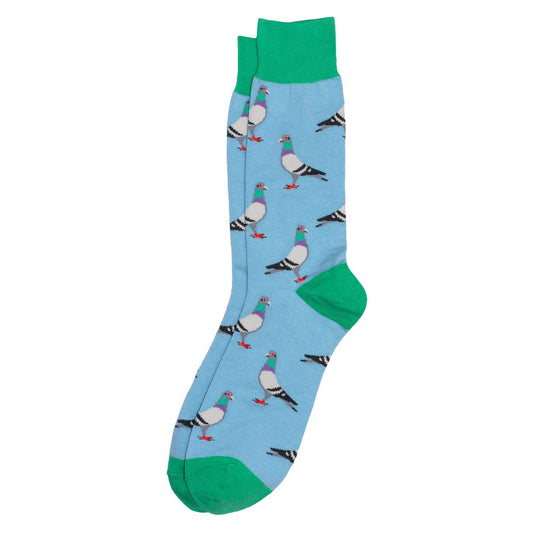 Gents pigeon blue socks made of Cotton & Spandex