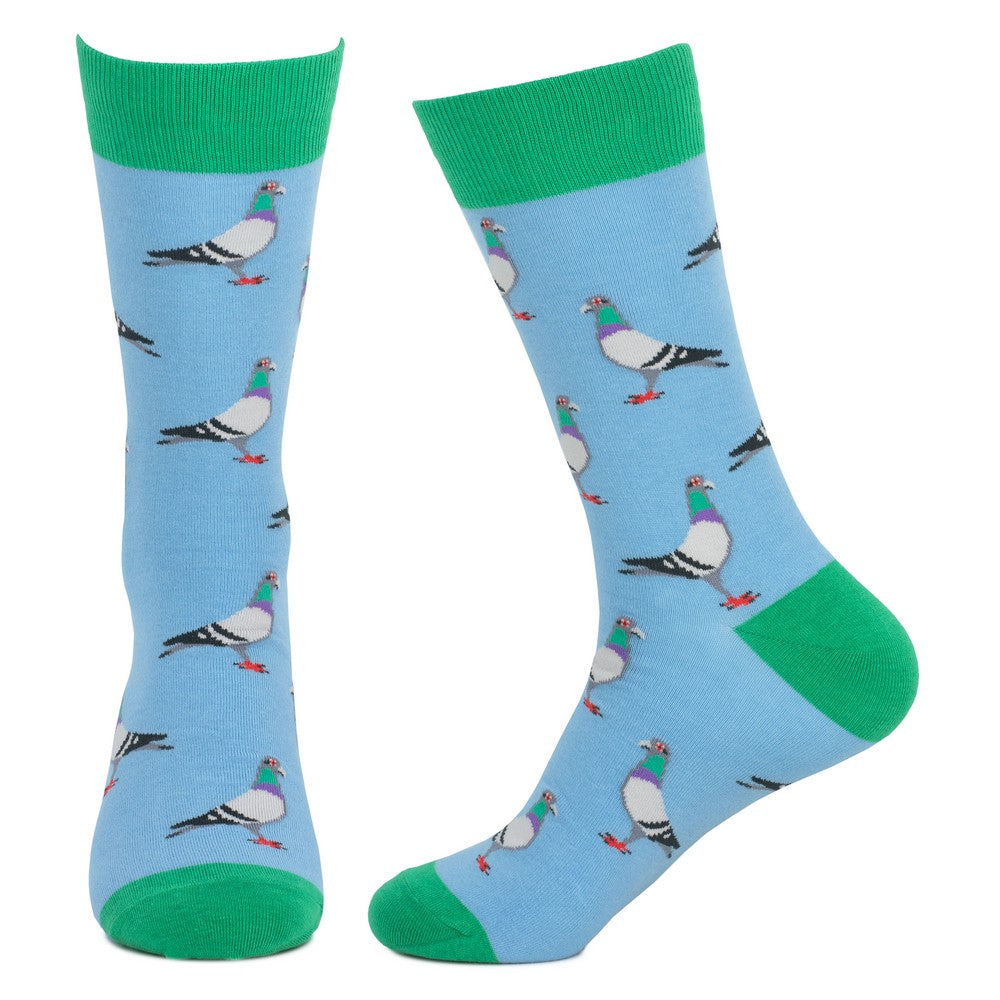 Men's Pigeon Blue Socks