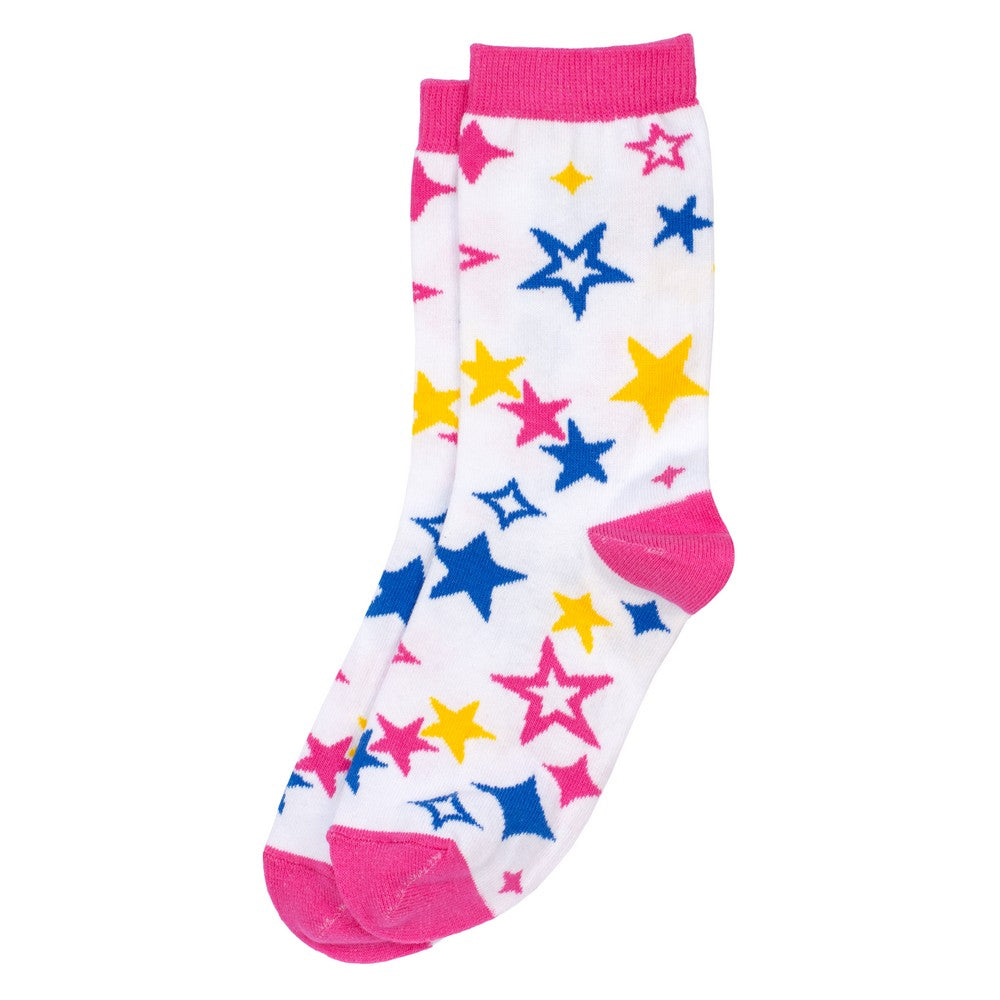 Ladies stars multicoloured socks made of Cotton & Polyester