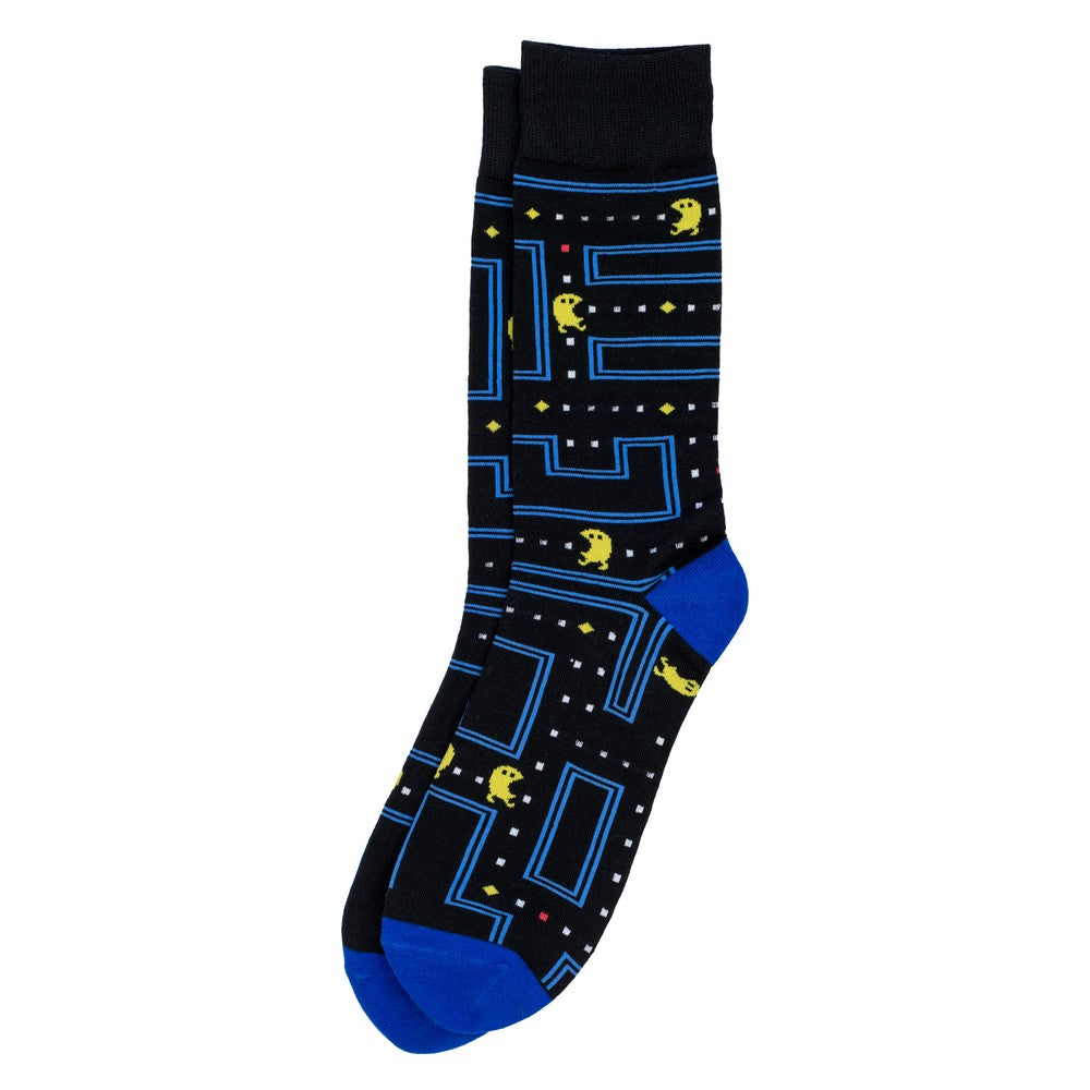 Gents pacman black socks made of Cotton & Spandex