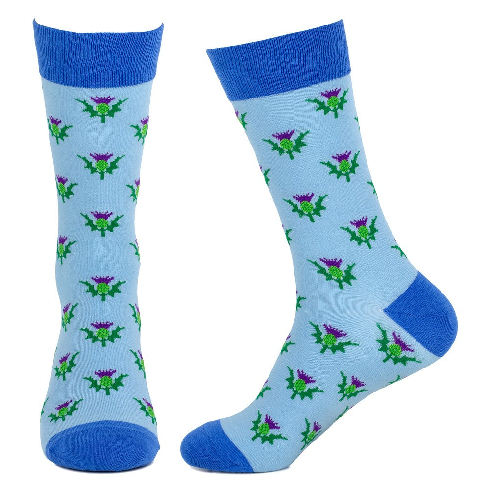 Men's Thistle Blue Socks
