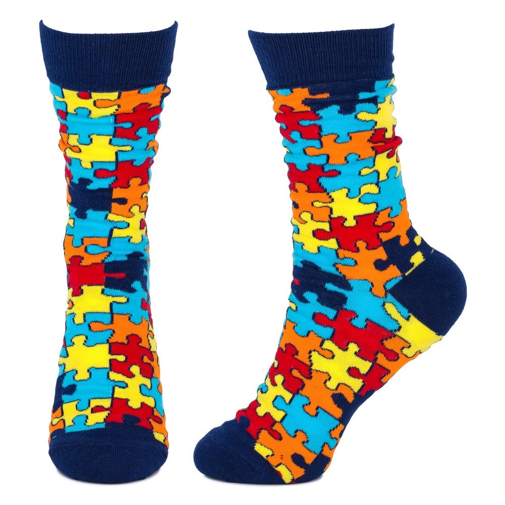 Ladies Jigsaw Puzzle Socks