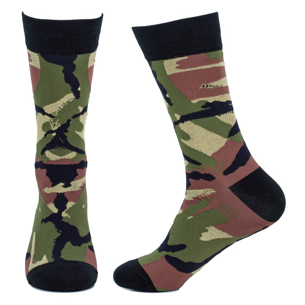 Mens Camouflage Socks – Multicoloured