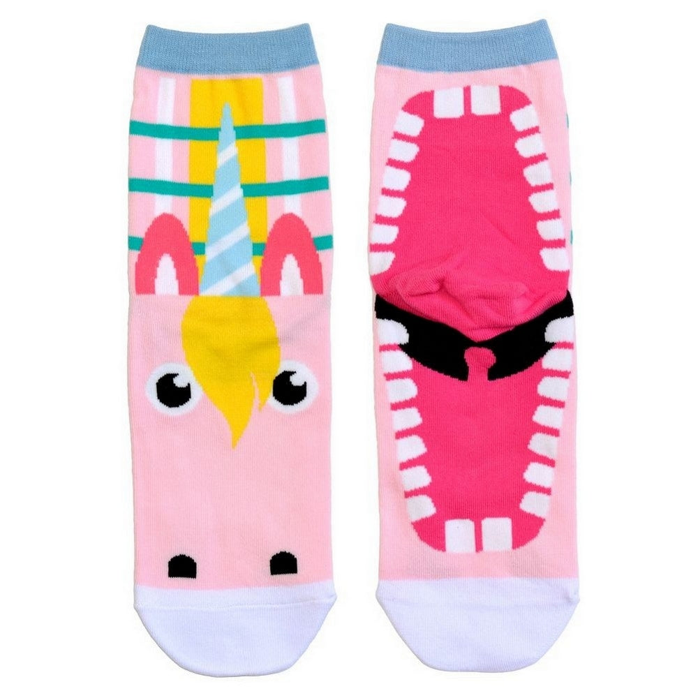 Ladies Fairytale Creatures Unicorn Pink Socks