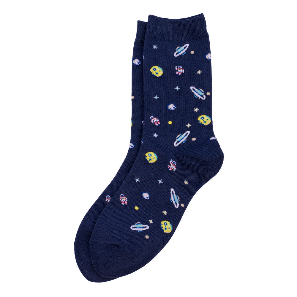 Ladies Cosmos Blue Socks