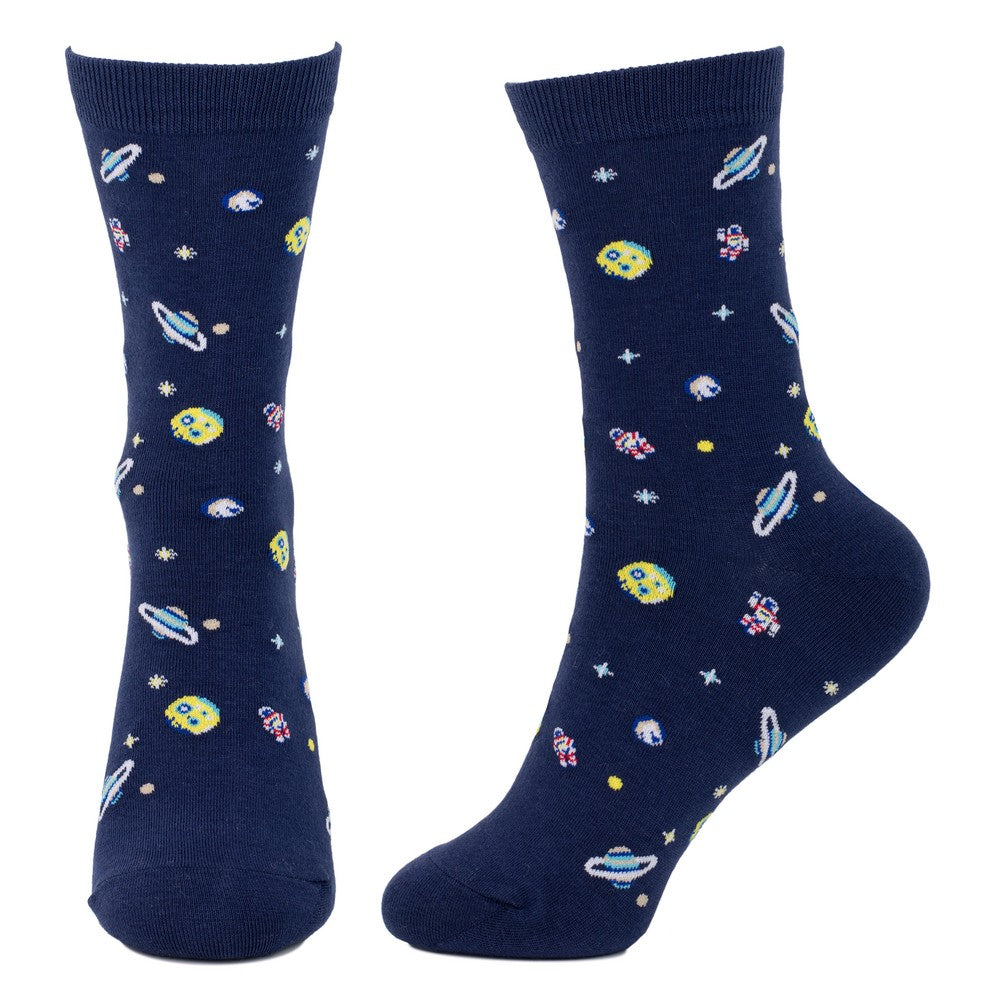 Ladies Cosmos Blue Socks