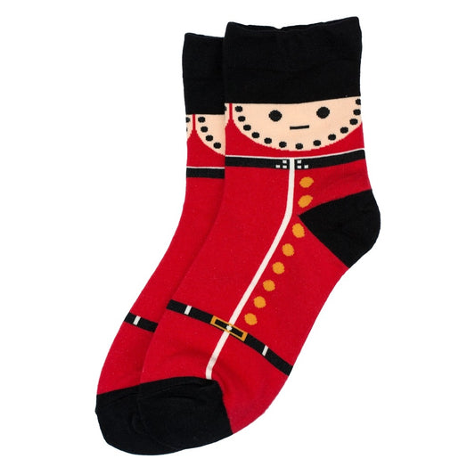 Ladies Toy Soldier Red Socks