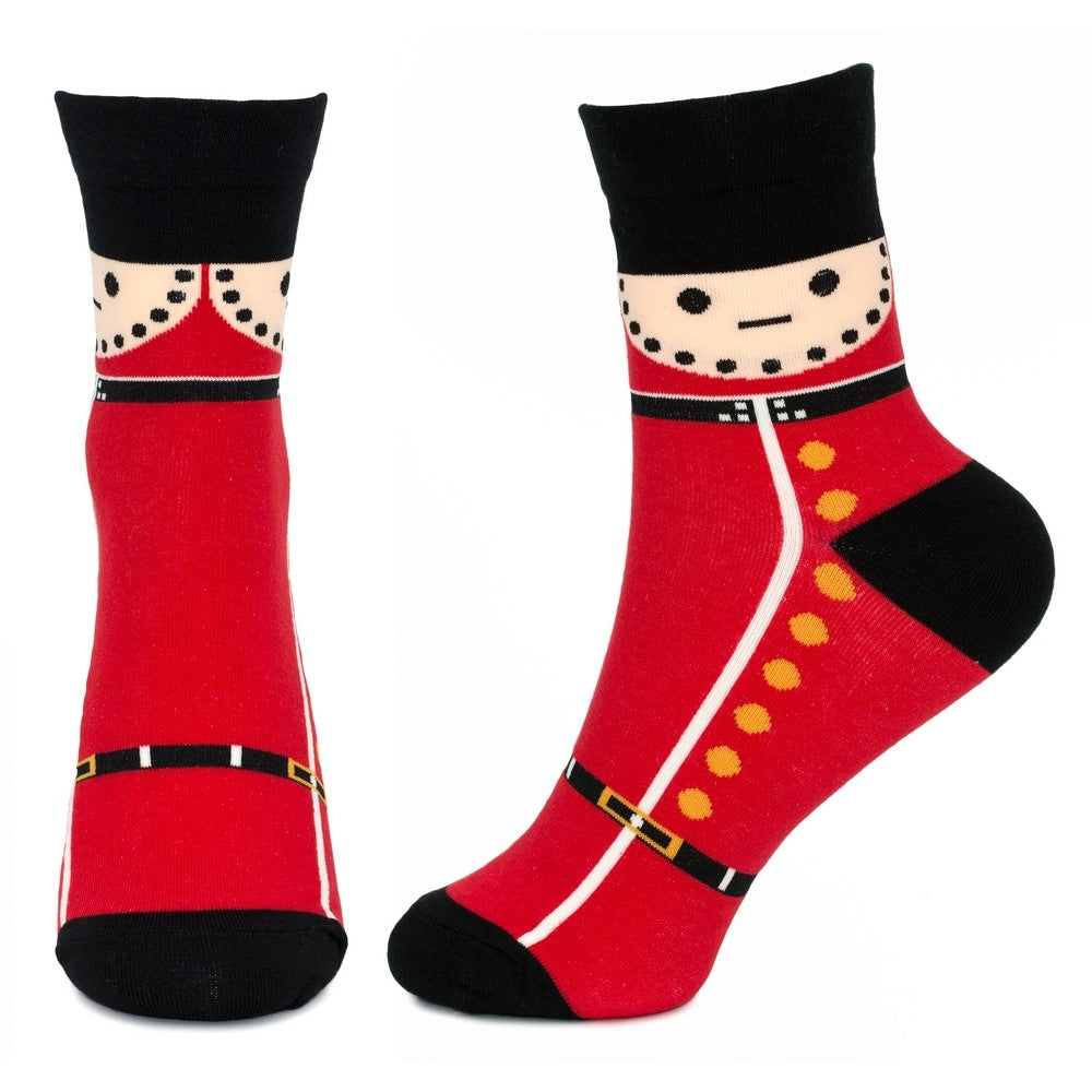 Ladies Toy Soldier Red Socks