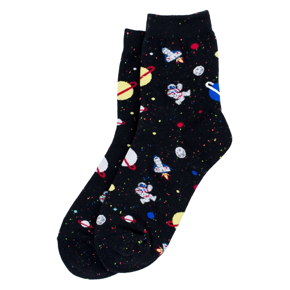 Ladies Rocket Launch Black Socks