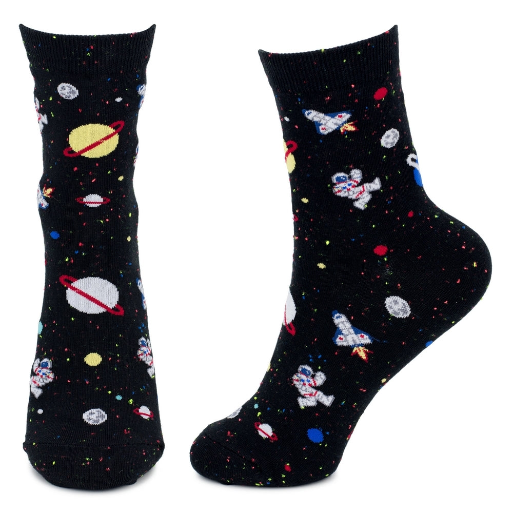 Ladies Rocket Launch Black Socks