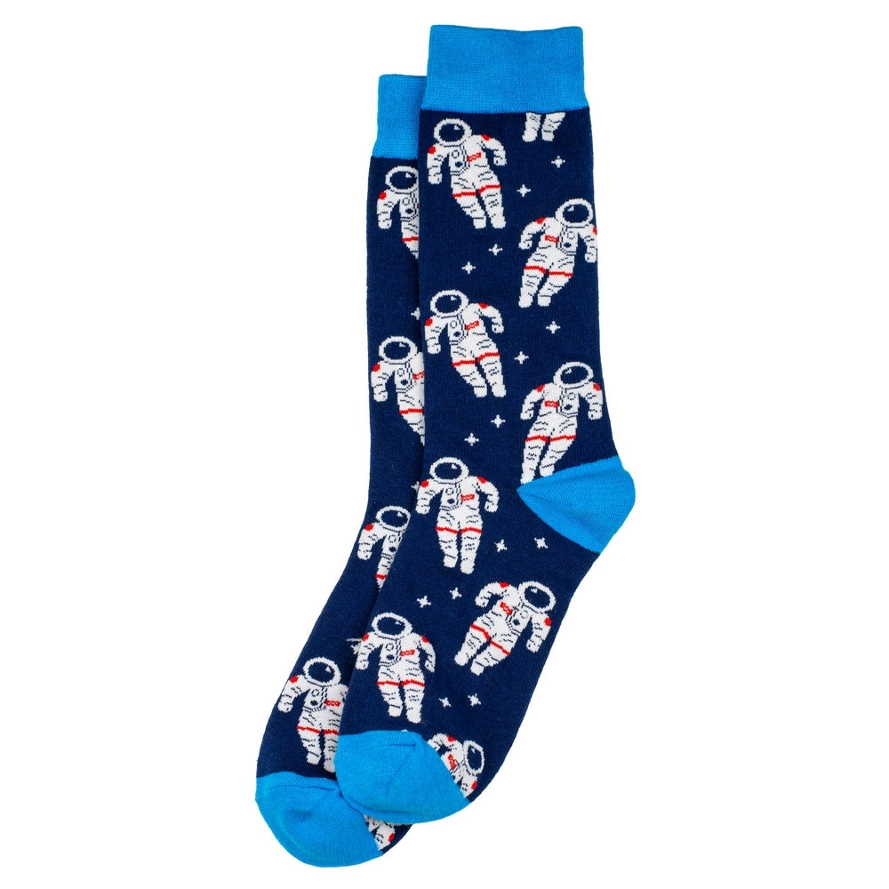 Ladies Astronaut Blue Socks