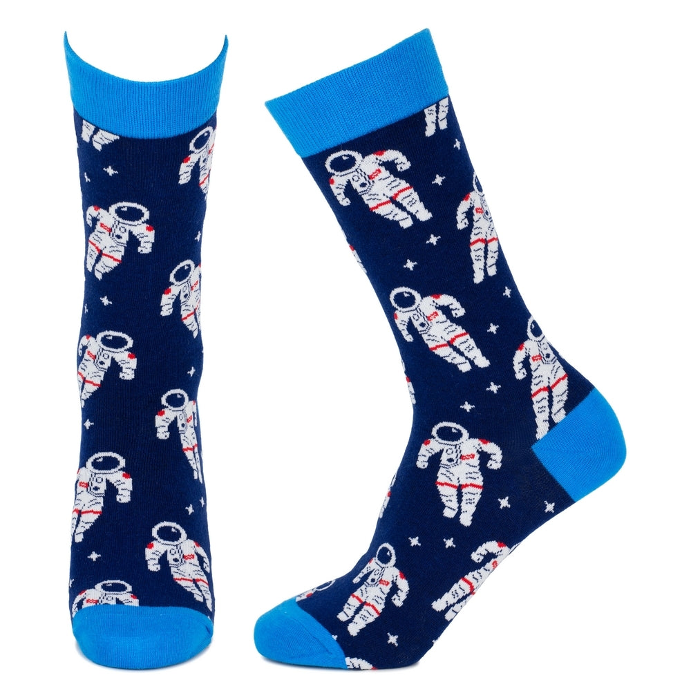 Ladies Astronaut Blue Socks