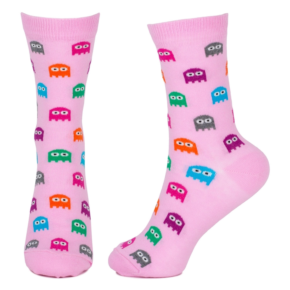 Ladies Arcade Ghost Pink Socks