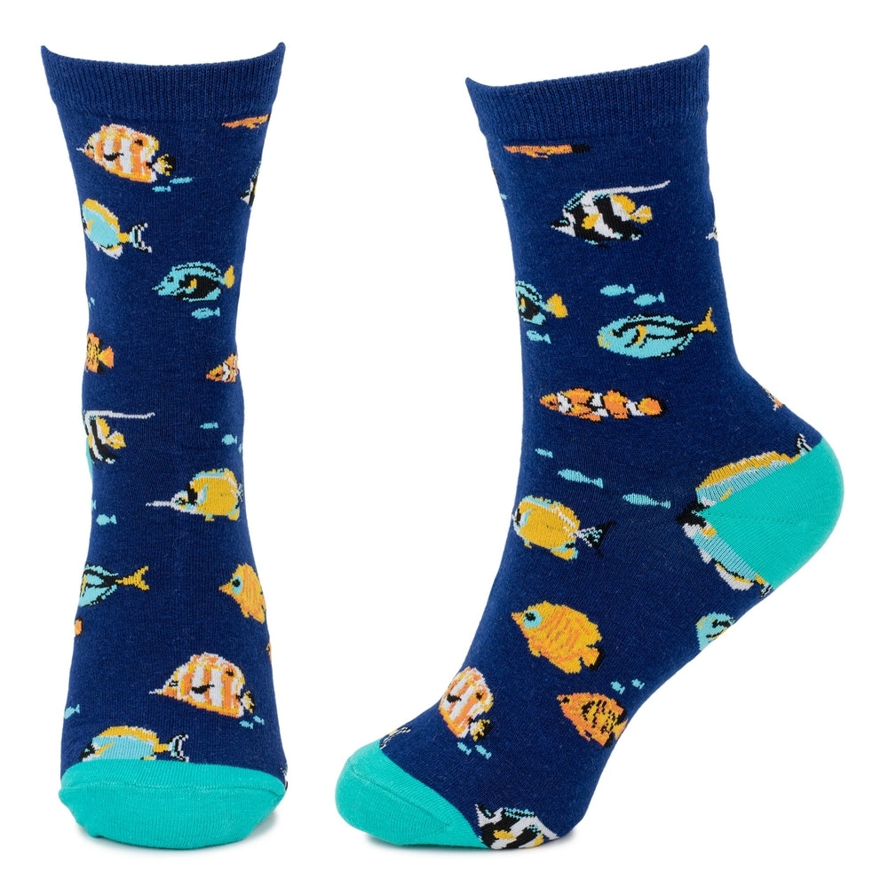 Ladies In The Ocean Blue Socks