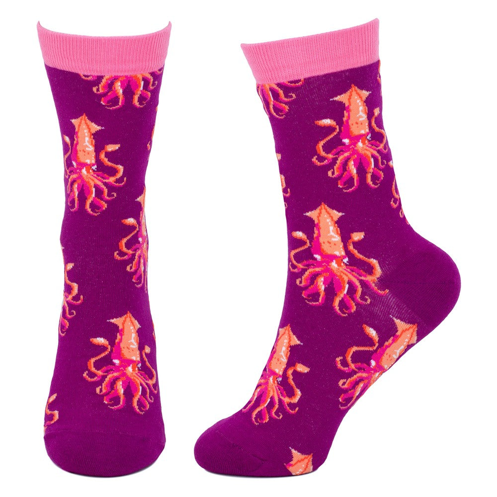 Ladies Squid Pink Socks