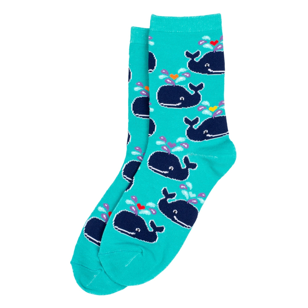 Ladies Jolly Whale Blue Socks