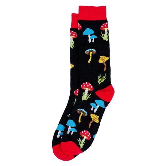 Gents Fantastic Fungi Black Socks