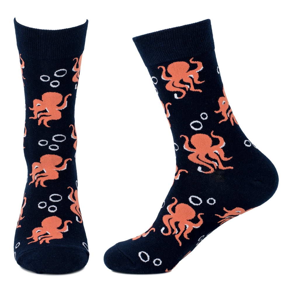 Gents Octopuses Black Socks