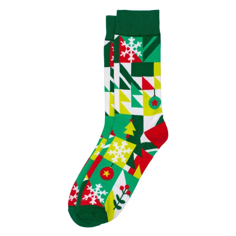 Men's Nordic Print Christmas Socks – Multicoloured