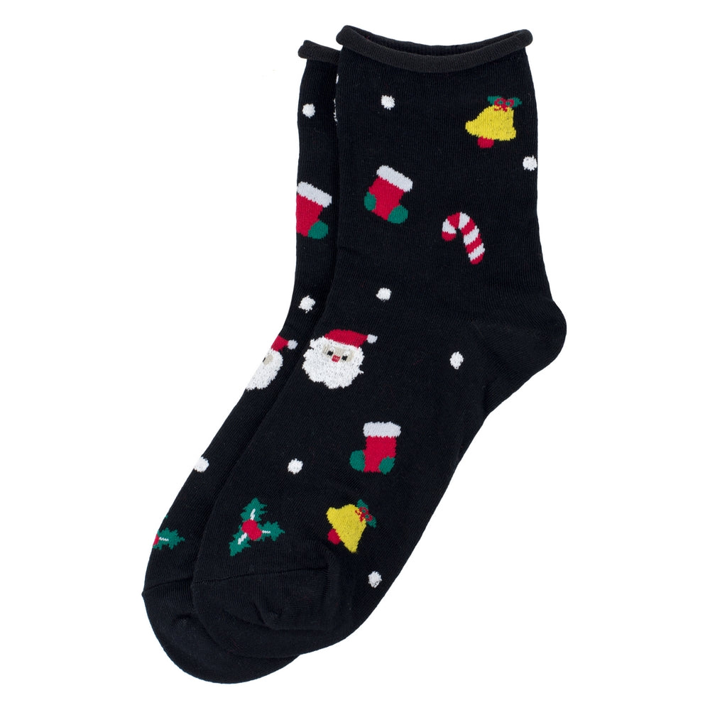 Ladies Merry Icon Socks – Black