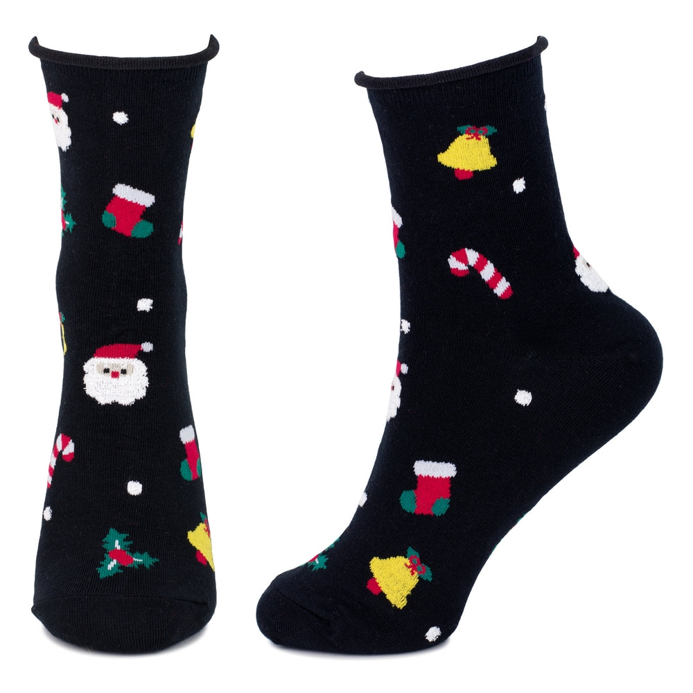 Ladies Merry Icon Socks – Black