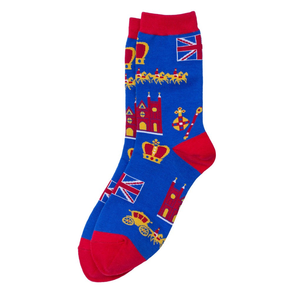 Ladies Royal Heritage Blue Socks