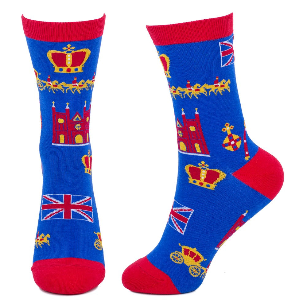 Ladies Royal Heritage Blue Socks