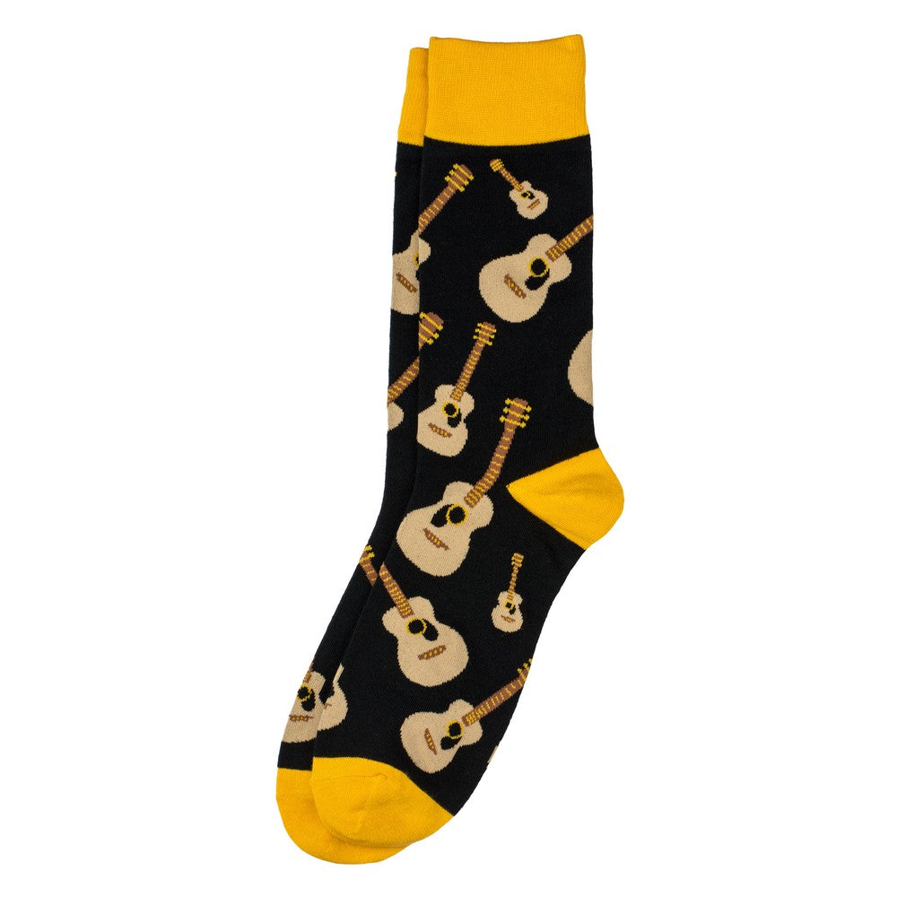 Gents Guitar Black Socks