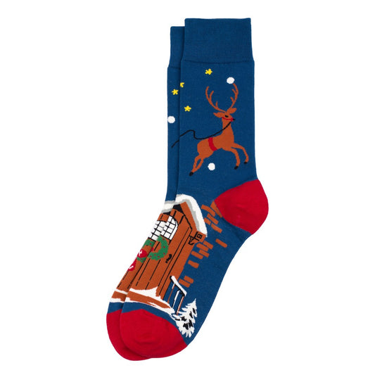 Men's Dasher & Dancer Socks – Blue
