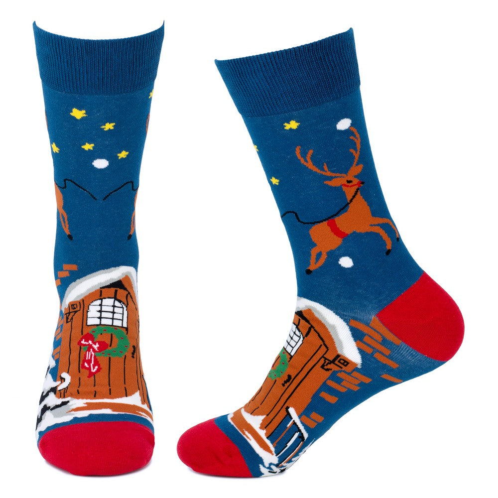 Men's Dasher & Dancer Socks – Blue