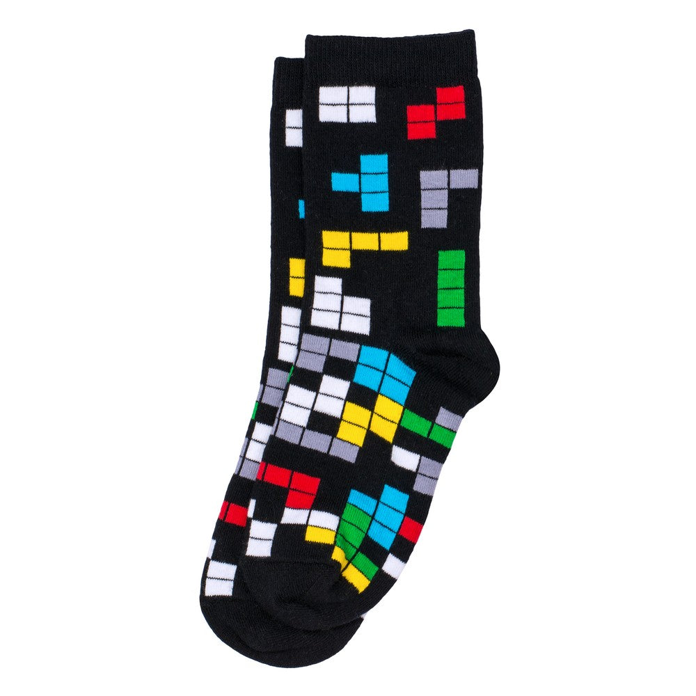 Ladies Tetris Black Socks