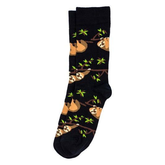 Gents Sloth Black Socks