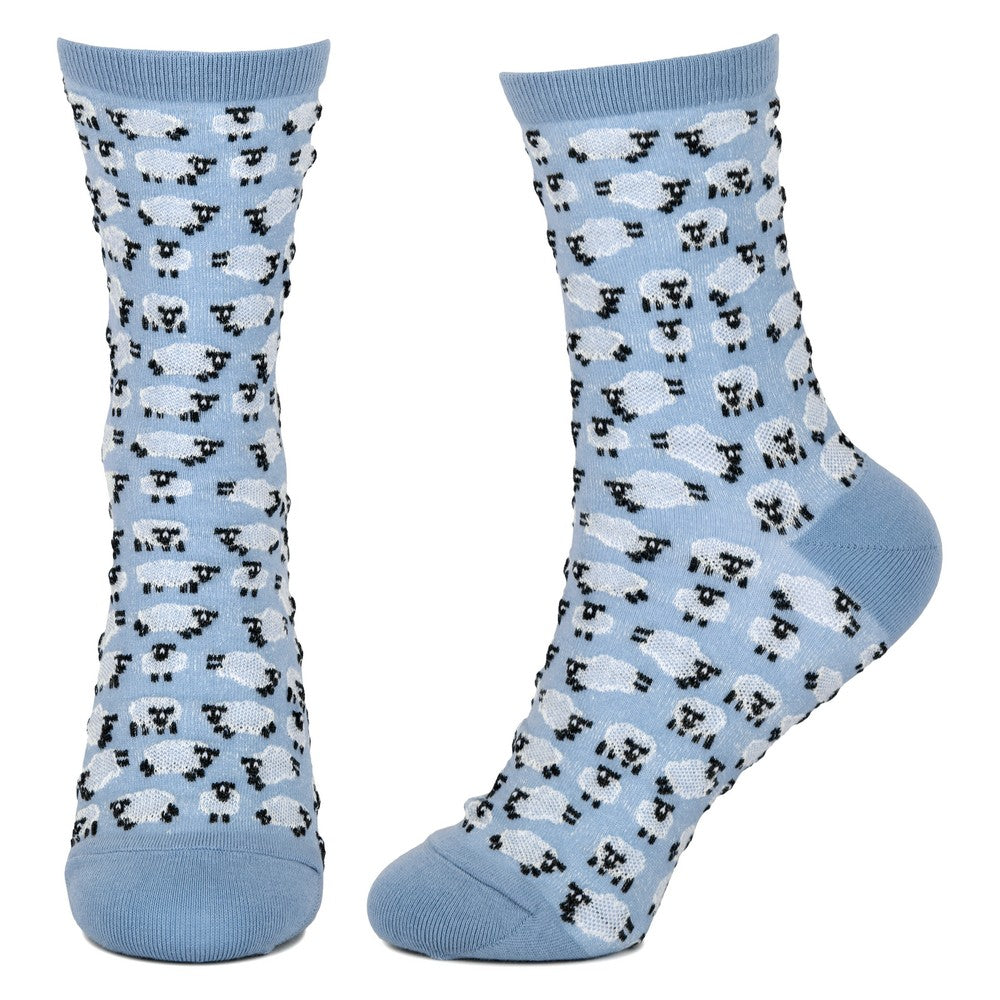 Ladies Sheep Flock Blue Socks