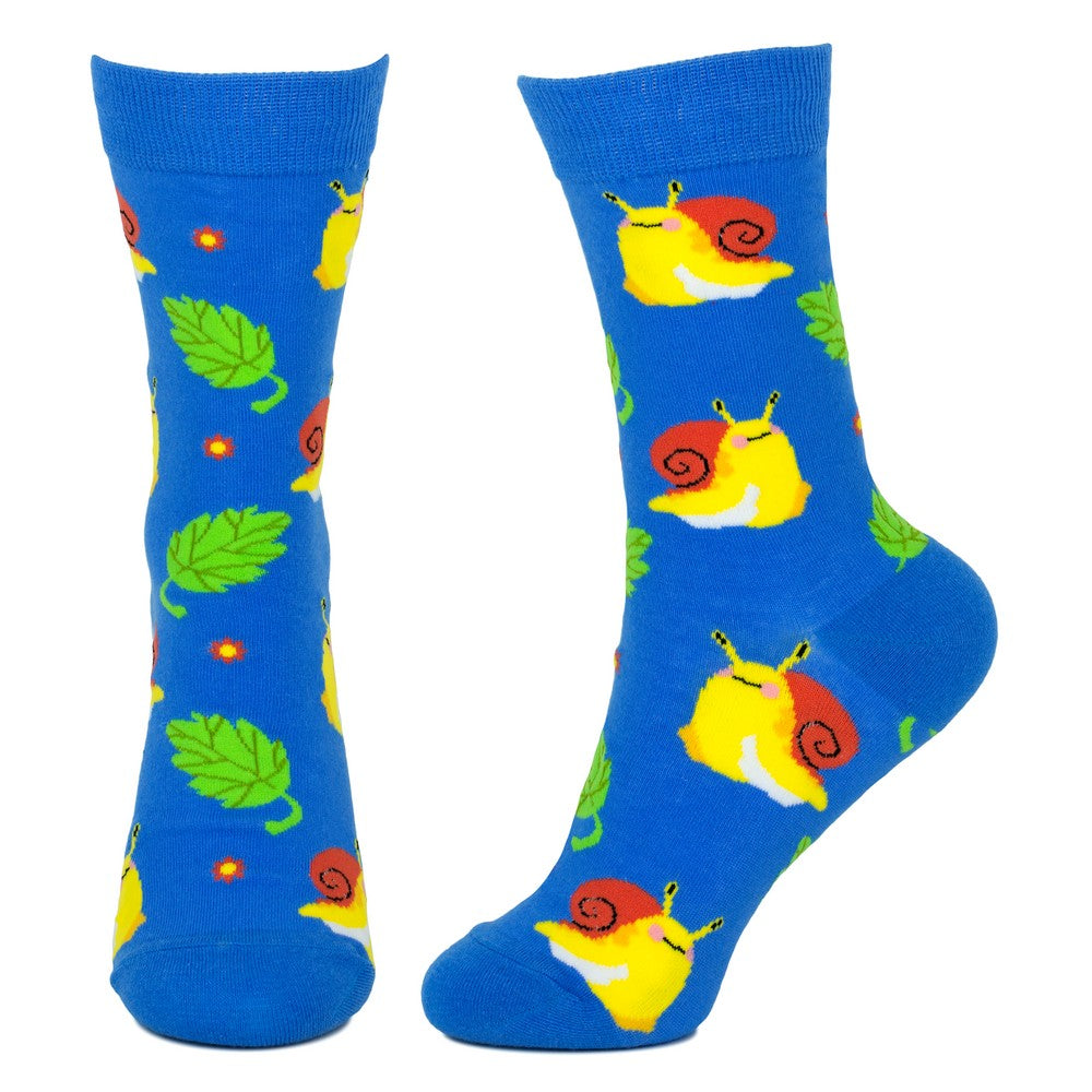 Ladies Snail’s Pace Blue Socks