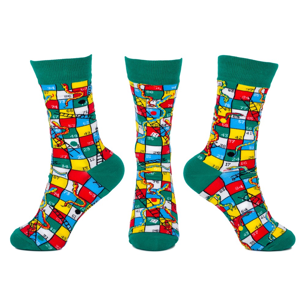 Ladies Snakes & Ladders Socks
