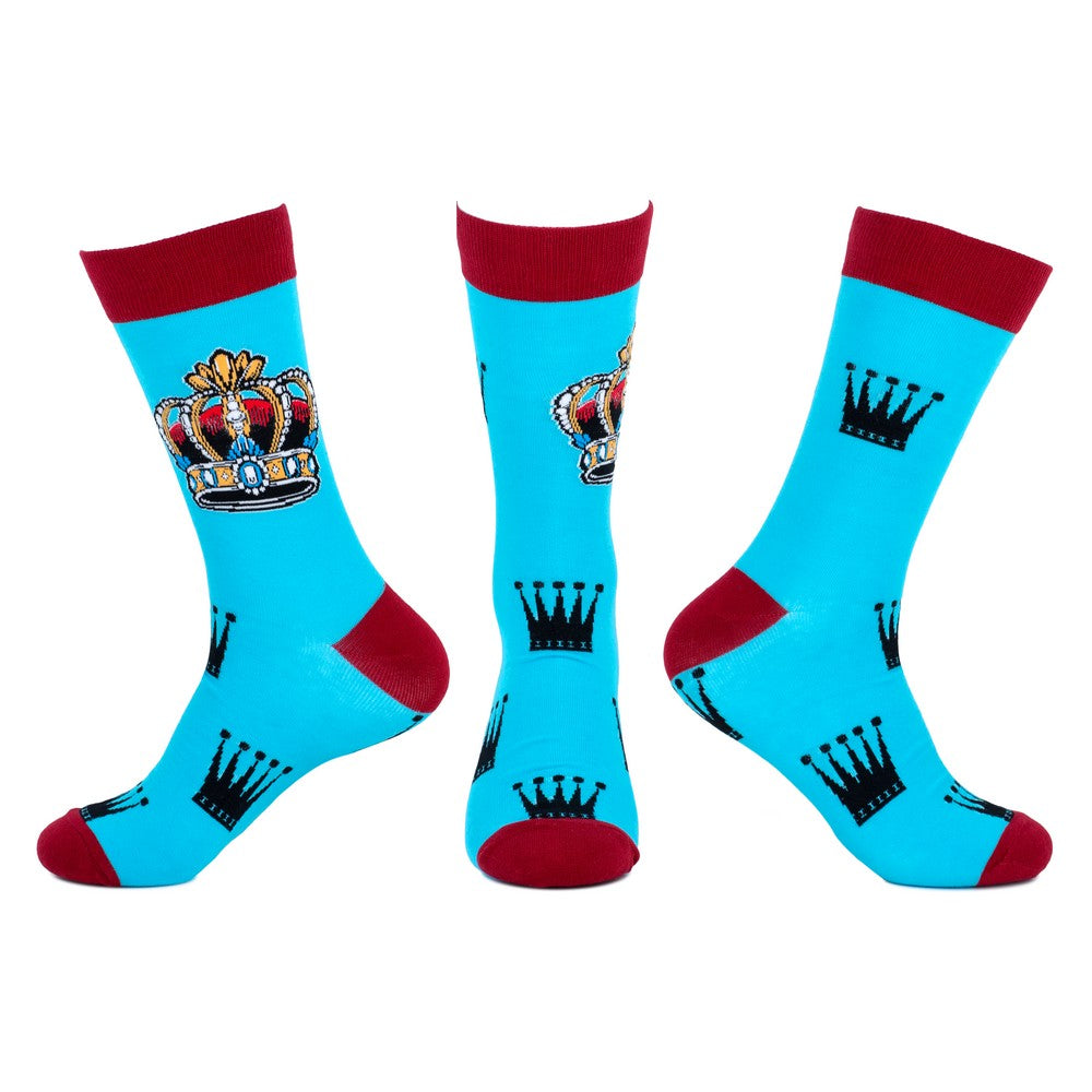 Men's Coronation Day Blue Socks
