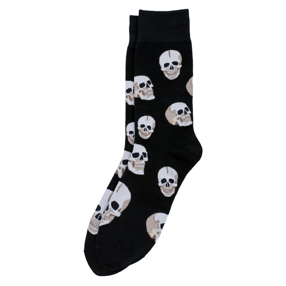 Mens Skull Socks – Black